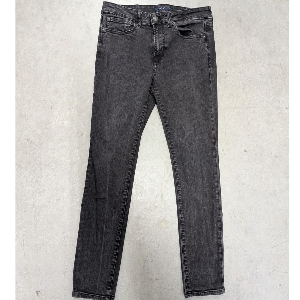 Aéropostale Men's Super Skinny Jeans Black Denim Slim Fit Size 32x30